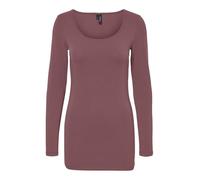 VERO MODA Women's Vmmaxi My Ls Soft Long U-Neck Ga Noos Long-Sleeved Shirt, S
