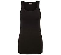 VERO MODA Women's Vmmaxi My Soft Long Tank Top Noos Vest, Black, 38 (Manufacturer Size: Medium)