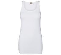 Vero Moda Women's Vmmaxi My Soft Long Tank Top Noos Vest, White (Bright White), S UK