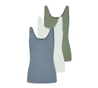 VERO MODA Women's Vmmaxi My Soft Uu Tank Noos Top, Pack of 3 (Hedge Green, Citadel, Skylight), XL