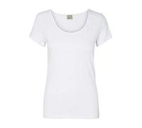 Vero Moda Women's Vmmaxi My Soft U-neck Noos T Shirt, WeiÃŸ Bright White, L UK