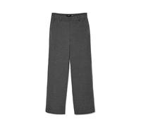 VERO MODA Women's Vmmaya JoJo Mw Straight Trousers Noos, Medium Grey Melange, M / 32L