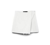 VERO MODA Women's Vmmelina Hw Short Skort Noos, Snow White, XL
