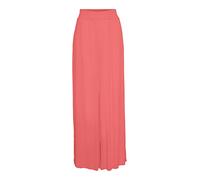 VERO MODA Women's VMMENNY HW Wide Pants WVN, Georgia Peach, L