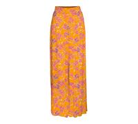 VERO MODA Women's VMMENNY HW Wide Pants WVN, Radiant Yellow/AOP:Mille, M