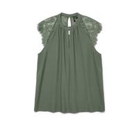 VERO MODA Women's VMMILLA SL LACE TEE GA NOOS T-Shirt, Laurel Wreath, M