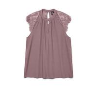 VERO MODA Women's VMMILLA SL LACE TEE GA NOOS Vest, Nostalgia Rose,