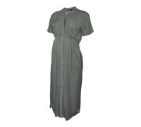 VERO MODA Women's Vmmvica S/S Shirt Dress Ga Noos, Laurel Wreath, M