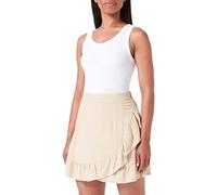 VERO MODA Women's Vmmymilo Hw Mini Skirt WVN Ga, Irish Cream, L