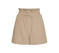 VERO MODA Women's Vmmymilo Hw Paperbag Shorts WVN Ga, Irish Cream, XS