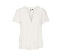 VERO MODA Women's Vmmymilo SS Top WVN Ga, Snow White, M