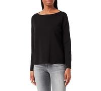 VERO MODA Women's Vmnancy Ls Boatneck Pullover Ga Noos Sweater, Black, M
