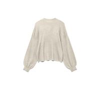 VERO MODA Women's Vmnancy Ls Funnelnk Ga Noos Jumper Sweater, Birch, XL