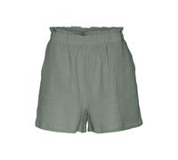 Vero Moda Women's Vmnatali Hw Noos Shorts, Laurel Wreath, XL