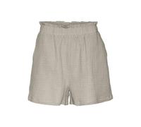 VERO MODA Womens Vmnatali Hw Noos Shorts, Silver Lining, L UK