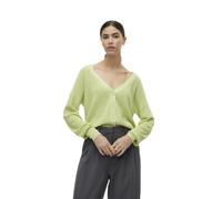 VERO MODA Women's Vmnewlexsun LS Short V-Neck Car Ga Noos Sweater, Reed, XL