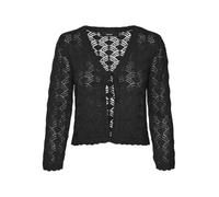 VERO MODA Women's Vmnewverena 3/4 V-Neck Cardigan Boo Sweater, Black, M