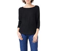 Vero Moda Women's Vmnora 3/4 Boatneck Blouse Noos Jumper, Black, L UK
