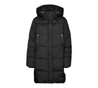 VERO MODA Women's Vmnova Coat Boo Quilted, Black, S