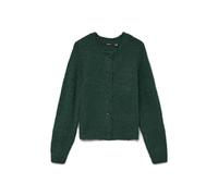 VERO MODA Women's Vmnovah Ls O-Neck Button Cardi Ga Noos Knit Cardigan, Pine Grove, M