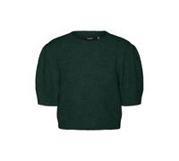 VERO MODA Women's Vmnovah SS O-Neck Puff Pullover Ga Noos, Pine Grove, M