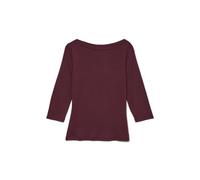 Vero Moda Women's Vmpanda Modal 3/4 Top Jrs Noos Long sleeve, Winetasting, M UK