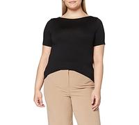 Vero Moda Women's Vmpanda Modal S/s Top Ga Noos T-Shirt, Black, S