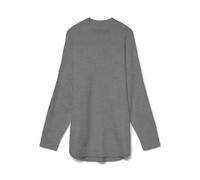 VERO MODA Women's Vmplaza Ls Highnck Long Pullover Ga Noos Knitted Jumper, Medium Grey Melange, L