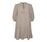 VERO MODA Women's Vmpretty 3/4 Tunic WVN Ga Noos Dress, Gray Mist, S