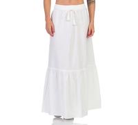 VERO MODA Women's Vmpretty Hw Maxi Skirt WVN Ga Noos, White, XXL