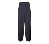VERO MODA Women's Vmrita Mw Wide Dad Pant, Asphalt, S / 32L