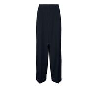 VERO MODA Women's Vmrita Mw Wide Dad Pant, Black, S / 32L