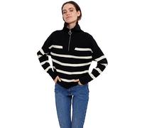 Vero Moda Saba Stripe Half Zip Sweater