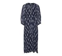 VERO MODA Women's Vmsara 3/4 Sleeve 7/8 Dress WVN Btq, Navy Blazer/AOP:sara, S