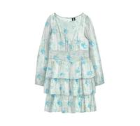 VERO Moda Women's Vmsmilla Ls Short Layer Dress WVN, Snow White, M