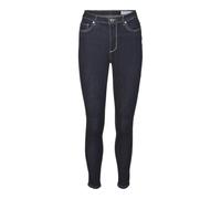 VERO MODA Women's Vmsophia Hr Skinny Jeans Gu3221 Ga Noos, Dark Blue Denim/Detail: Rinse, S / 32L