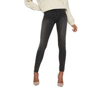 Vero Moda Womenss Tanya Mid Rise Skinny Jeans in Grey - Size 6 Regular