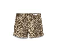 VERO MODA Women's Vmtess Mr Denim AOP Shorts Noos, Silver Mink, L