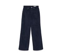 VERO MODA Women's Vmtessa Hr Wide Corduroy Pants Ga Noos Jeans, Blazer Navy, 27W x 30L