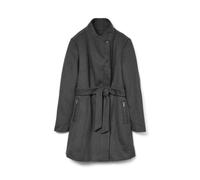 Vero Moda Women's Vmtwodope Belt 3/4 Wool Jacket Ga Noos Coat, Dark grey blend, L UK