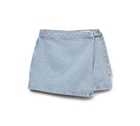 VERO MODA Women's Vmvica Hr Short DNM Skort Vi3450, Light Blue (Light Blue Denim), S