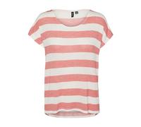 VERO MODA Women's Vmwide Stripe SL Top Ga JRS Noos, Dubarry, XL