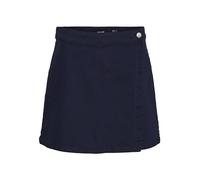 VERO MODA Women's Vmwild Millie Short Skort, Navy Blazer/Detail: nue43 Matte Silver, M