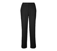 VERO MODA Women's Vmzelda H/W Straight Pant Petite Trousers, Black, 46W x 30L