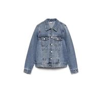 VERO MODA Women's Vmzorica LS Jacket Mix Noos, Medium Blue (Medium Blue Denim), M