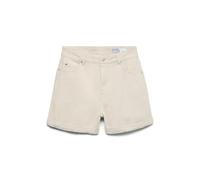 VERO MODA Women's Vmzuri Hr Loose Shorts Mix Noos, Ecru, XS