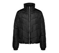 Vero Moda Zip Through Quilted Jacket Black