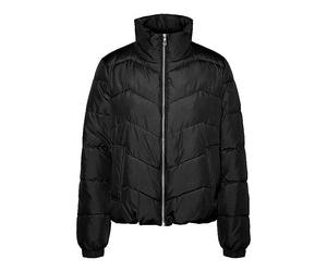 Vero Moda Zip Through Quilted Jacket Black