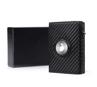 Veroa Card Pop Up Wallet for Men, Card Wallet, Credit Card Protector, Lock Case, Credit Card Wallet, Men's Many Card Slots for 8-10 Cards - Black, black, Mittelgroß, Modern