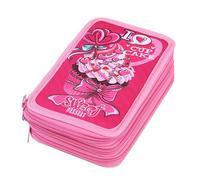 Veroa Pencil Case with 3 Compartments - Square, Cake, L, cute